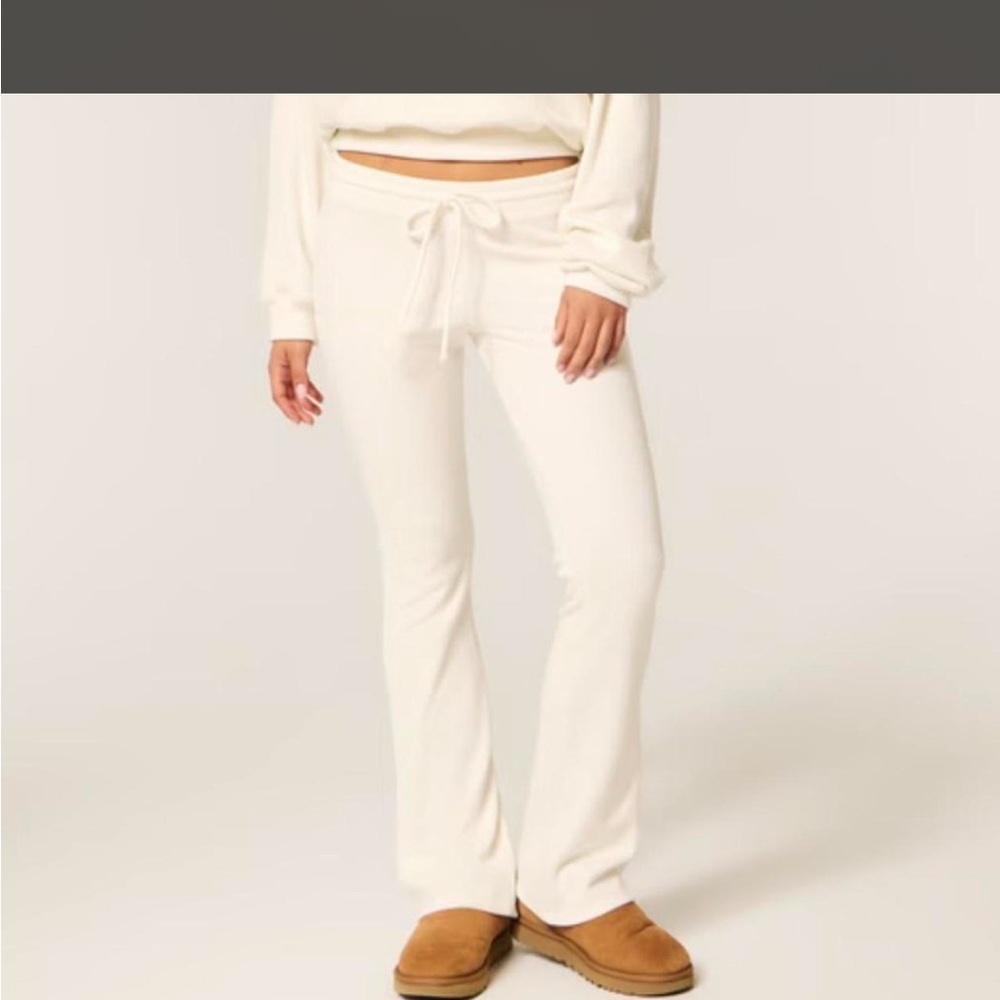 Hollister tie flare sleep Pants never worn